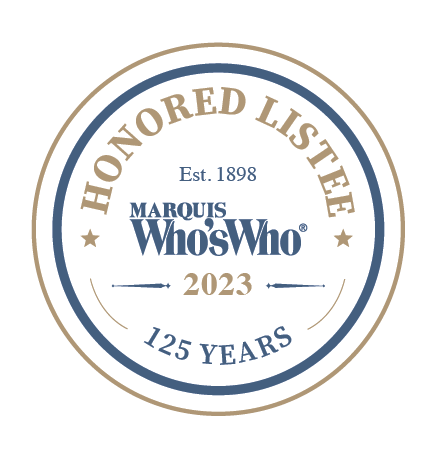 Marquis Who's Who Honored Listee 2023, 125 Years
